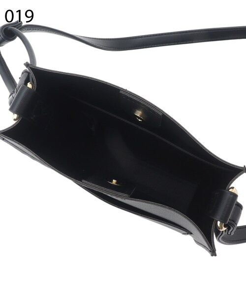 THE SHOP TK （ザ ショップ ティーケー ）の「◆2連スクエアショルダーバッグ（ショルダーバッグ・レディース・ブラック/オフホワイト/サンドベージュ/ダークパープル・99）」の15枚目の写真