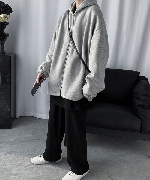 sevens（セブンズ）の「【sevens】ジップアップパーカー（パーカー・メンズ・ブルー/ブラック/グレー・MEDIUM/XX-LARGE/X-LARGE/LARGE）」の11枚目の写真