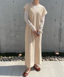 select MOCA by misato | 2022 SS ケーブル編みニット2WAYワンピース(ワンピース)