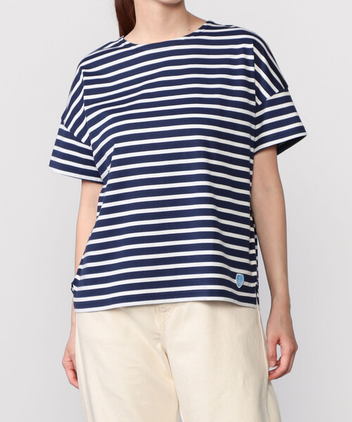 ORCIVAL（オーシバル）の「ORCIVAL | ワイド半袖Tシャツ WOMEN（Tシャツ/カットソー・レディース・A/B/C/E/ホワイト系その他3/ブルー系その他5/ホワイト系その他2・1）」の14枚目の写真