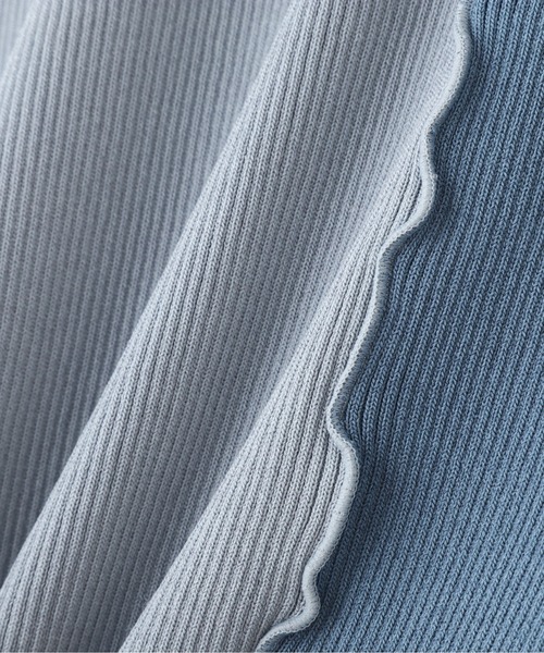 N.(N. Natural Beauty Basic)(エヌエヌナチュラルビューティーベーシック)の「◆バイカラーメローニット(ニット/セーター・レディース・ホワイト系その他/ベージュ系その他/ブルー系その他・MEDIUM)」の17枚目の写真