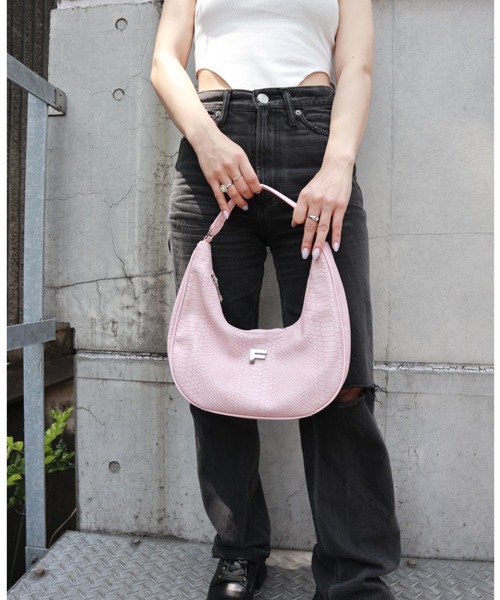 FIG&VIPER(フィグアンドバイパー)の「型押しクロコハンドルBAG(ハンドバッグ・レディース・ブラック/ホワイト/ピンク・FREE)」の9枚目の写真