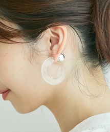 2WAYバックキャッチマブールフープピアス