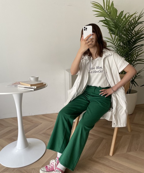 WEGO（ウィゴー）の「WEGO/2WAYモッズコート（モッズコート・レディース・ホワイト/カーキ・FREE）」の13枚目の写真