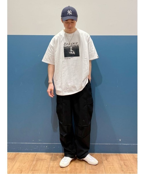 CAMP7（キャンプセブン）の「【CAMP7】フォトグラフィックＴシャツ（Tシャツ/カットソー・メンズ・グリーン/ブラック/ホワイト・L/XL/M/S）」の4枚目の写真