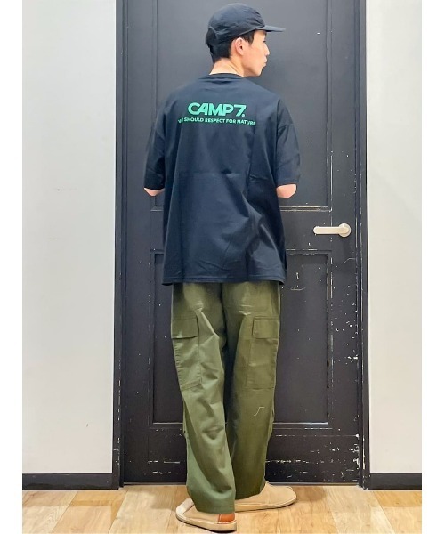 CAMP7（キャンプセブン）の「【CAMP7】フォトグラフィックＴシャツ（Tシャツ/カットソー・メンズ・グリーン/ブラック/ホワイト・L/XL/M/S）」の19枚目の写真