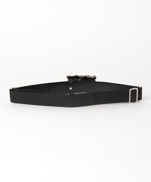 TOGA VIRILIS（トーガ ビリリース）の「TOGA VIRILIS Square buckle belt（ベルト・レディース・ブラック・FREE）」の2枚目の写真