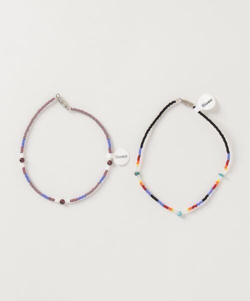 Indian Jewelry（インディアンジュエリー）の「INDIAN JEWELRY / ANKLET 1（アンクレット・レディース・ホワイト/ブラック/グリーン/ブルー/ピンク/オレンジ/ロイヤルブルー/ミント/その他1/その他5/その他6/その他2/その他4/その他3・ONE SIZE）」の10枚目の写真