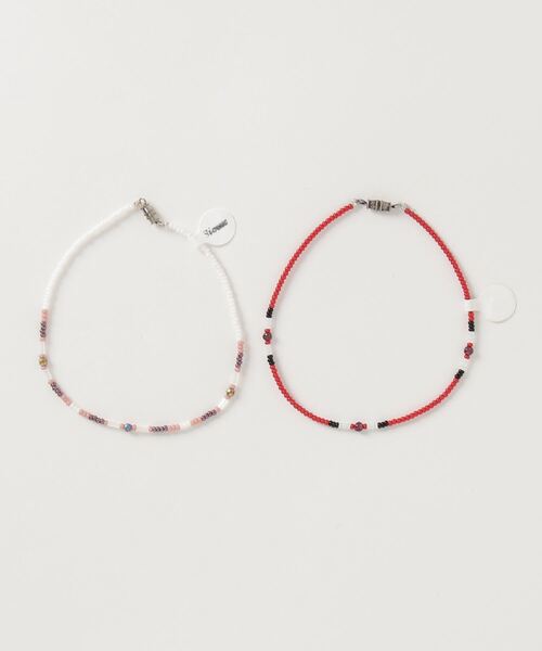 Indian Jewelry（インディアンジュエリー）の「INDIAN JEWELRY / ANKLET 1（アンクレット・レディース・ホワイト/ブラック/グリーン/ブルー/ピンク/オレンジ/ロイヤルブルー/ミント/その他1/その他5/その他6/その他2/その他4/その他3・ONE SIZE）」の11枚目の写真