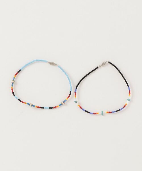 Indian Jewelry（インディアンジュエリー）の「INDIAN JEWELRY / ANKLET 1（アンクレット・レディース・ホワイト/ブラック/グリーン/ブルー/ピンク/オレンジ/ロイヤルブルー/ミント/その他1/その他5/その他6/その他2/その他4/その他3・ONE SIZE）」の9枚目の写真