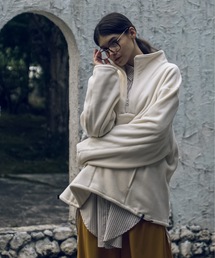 shiki tokyo | Oversized Half Zip Fleece Anorak / オーバーサイズハーフジップフリースアノラック(パーカー)