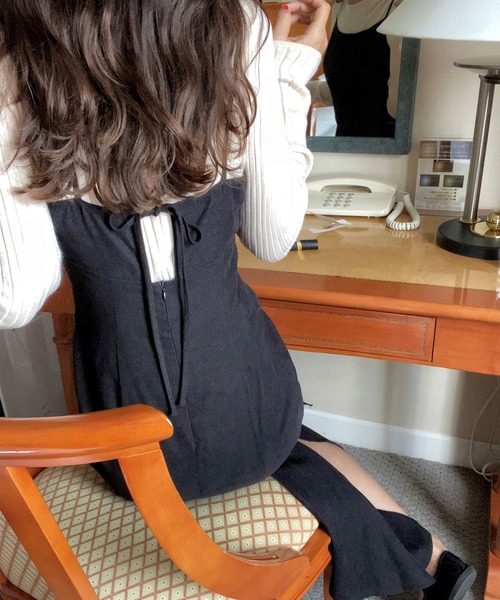 LAUIR(ラウアー)の「コーデュロイマーメイドワンピース(ワンピース・レディース・ブラウン/ベージュ/ブラック・MEDIUM/LARGE)」の5枚目の写真