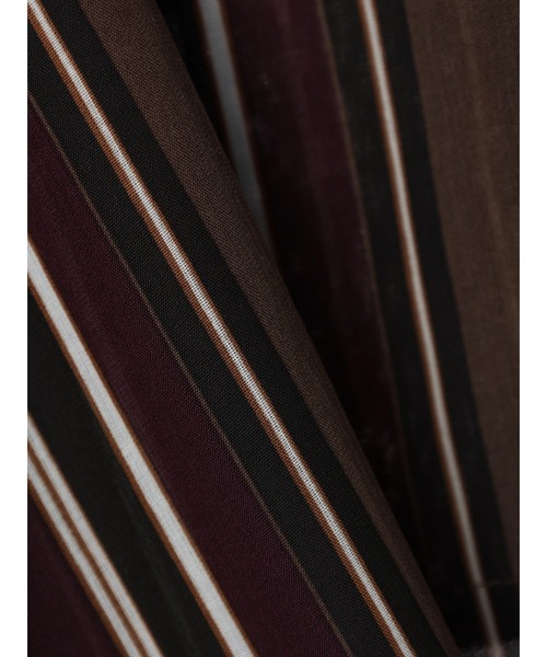 AMERICAN HOLIC（アメリカンホリック）の「シアーストライプシャツ（シャツ/ブラウス・レディース・ブラウン/キャメル・FREE）」の10枚目の写真