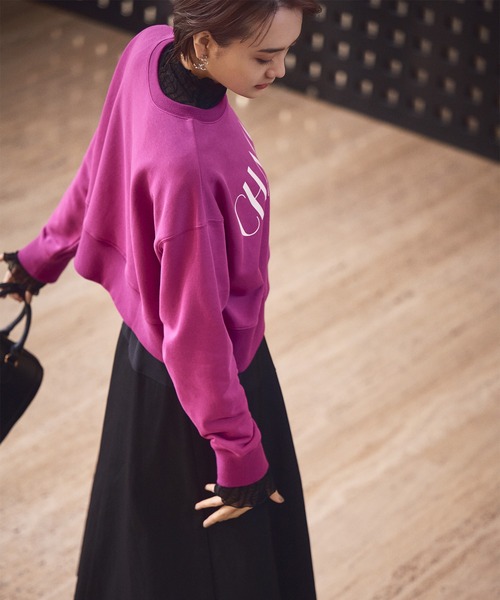 N.（N. Natural Beauty Basic）（エヌエヌナチュラルビューティーベーシック）の「【松井愛莉さん着用】◆シアーウェーブカットソー（Tシャツ/カットソー・レディース・ブラック/パープル/オフホワイト/マスタード・MEDIUM）」の22枚目の写真