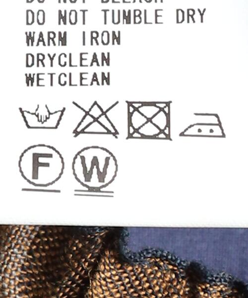 SUPP. no one else （サップノーワンエルス）の「＜SUPP.NO ONE ELSE＞麻チェック パンツ -ウォッシャブル-（その他パンツ・レディース・ネイビー・FREE）」の4枚目の写真