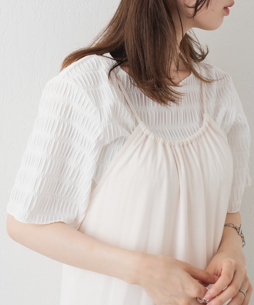 Kastane（カスタネ）の「タイダイシャーリングTee（Tシャツ/カットソー・レディース・ブラック/グレー/オフホワイト・FREE）」の14枚目の写真