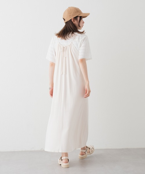 Kastane（カスタネ）の「タイダイシャーリングTee（Tシャツ/カットソー・レディース・ブラック/グレー/オフホワイト・FREE）」の6枚目の写真