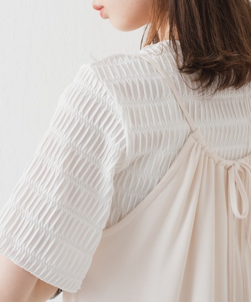 Kastane（カスタネ）の「タイダイシャーリングTee（Tシャツ/カットソー・レディース・ブラック/グレー/オフホワイト・FREE）」の10枚目の写真