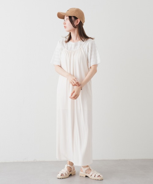 Kastane（カスタネ）の「タイダイシャーリングTee（Tシャツ/カットソー・レディース・ブラック/グレー/オフホワイト・FREE）」の11枚目の写真