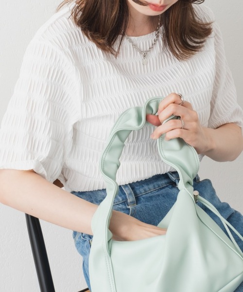 Kastane（カスタネ）の「タイダイシャーリングTee（Tシャツ/カットソー・レディース・ブラック/グレー/オフホワイト・FREE）」の4枚目の写真