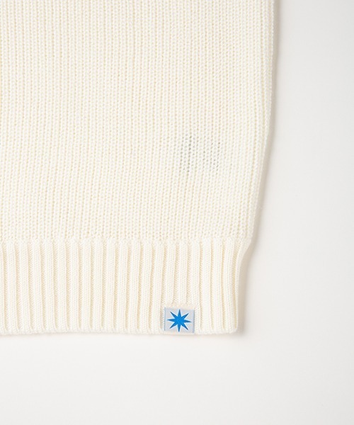 GDC（ジーディーシー）の「Big Cable Knit（ニット/セーター・メンズ・ホワイト/ブラック/グレイッシュベージュ・MEDIUM/LARGE）」の6枚目の写真