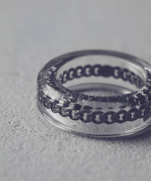 and cloud（アンドクラウド）の「Capture Chain Ring（リング・レディース・シルバー/ブラック/イエローゴールド・#11/#13/#17/#15）」の4枚目の写真