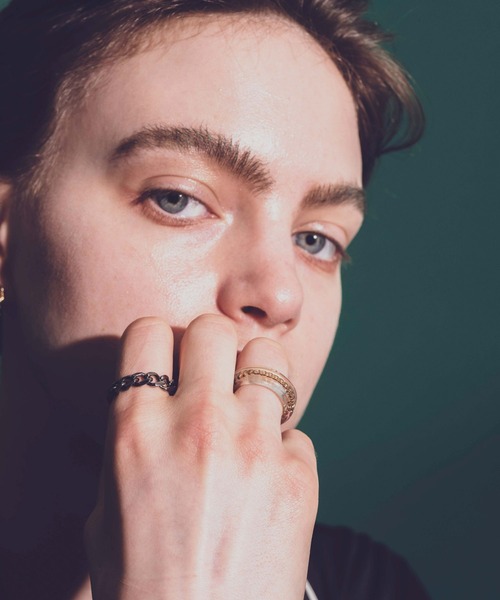 and cloud（アンドクラウド）の「Capture Chain Ring（リング・レディース・シルバー/ブラック/イエローゴールド・#11/#13/#17/#15）」の10枚目の写真