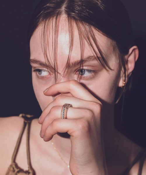 and cloud（アンドクラウド）の「Capture Chain Ring（リング・レディース・シルバー/ブラック/イエローゴールド・#11/#13/#17/#15）」の13枚目の写真