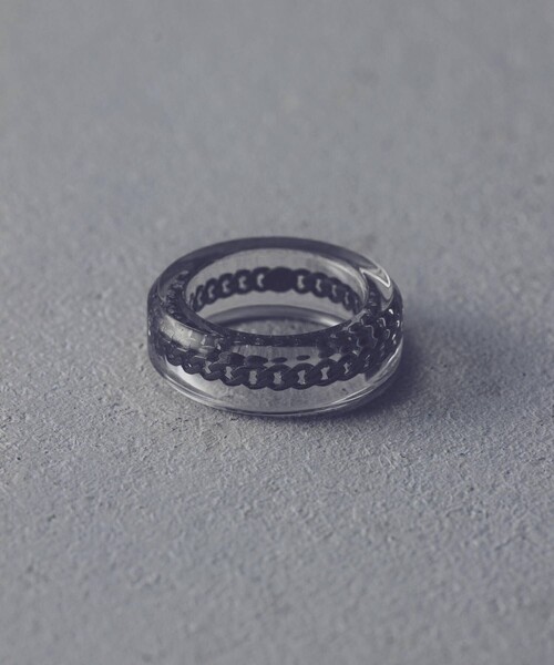 and cloud（アンドクラウド）の「Capture Chain Ring（リング・レディース・シルバー/ブラック/イエローゴールド・#11/#13/#17/#15）」の15枚目の写真