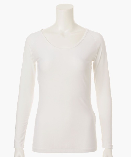 BRIEFING（ブリーフィング）の「【ブリーフィングゴルフ】WOMENS UNDER SHIRT/ウィメンズアンダーシャツ（Tシャツ/カットソー・レディース・ホワイト/ブラック/ネイビー・S/M）」の2枚目の写真