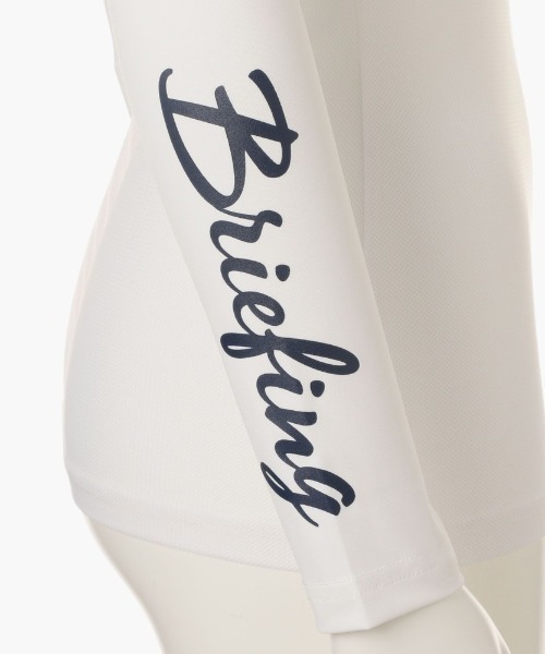 BRIEFING（ブリーフィング）の「【ブリーフィングゴルフ】WOMENS UNDER SHIRT/ウィメンズアンダーシャツ（Tシャツ/カットソー・レディース・ホワイト/ブラック/ネイビー・S/M）」の8枚目の写真
