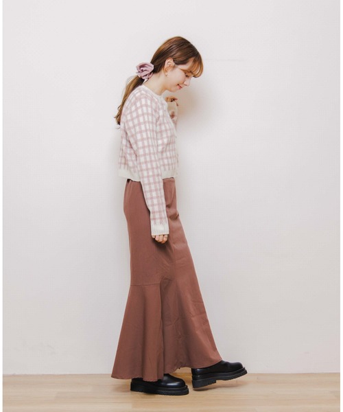 flower（フラワー）の「スモーキーマーメイドスカート（スカート・レディース・ベージュ/ブラウン・FREE）」の22枚目の写真