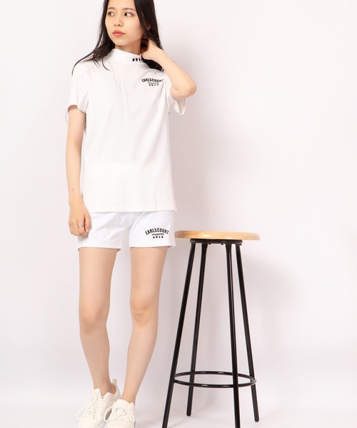 FUNALIVE(ファンアライブ)の「GENERATION LINE ワッペン半袖モックネック(Tシャツ/カットソー・レディース・ブラック/ピンク/ネイビー/ホワイト・M/L/S)」の18枚目の写真