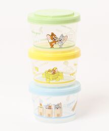 BAYBLO（ベイブロ）の「(SK)　お弁当箱にも使える♪　小物ケースも◎　可愛く、楽しく収納♪　3Pセット [240ml×3]（お弁当箱）」