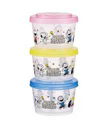 Miffy（ ミッフィー）の「(SK)お弁当箱にも使える。ジョイント式 保存容器 3Pセット[240ml×3]（お弁当箱）」