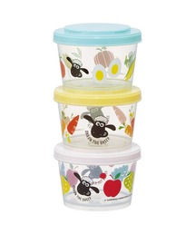 BAYBLO（ベイブロ）の「(SK)お弁当箱にも使える。ジョイント式 保存容器 3Pセット[240ml×3]（お弁当箱）」