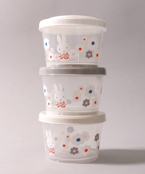 BAYBLO（ベイブロ）の「(SK)お弁当箱にも使える。ジョイント式 保存容器 3Pセット[240ml×3]（お弁当箱・レディース・ライトグレー/ベージュ系/マルチ/ライトベージュ/チェック/カラフル/その他1/その他2/その他3/その他9/その他5/その他4/その他8・ONE SIZE）」の15枚目の写真