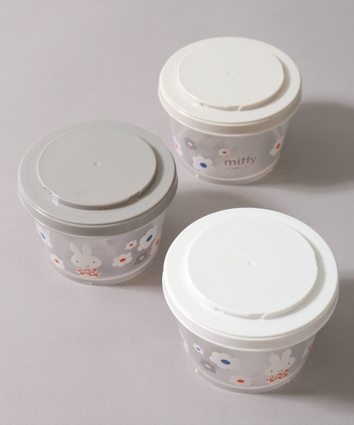 BAYBLO（ベイブロ）の「(SK)お弁当箱にも使える。ジョイント式 保存容器 3Pセット[240ml×3]（お弁当箱・レディース・ライトグレー/ベージュ系/マルチ/ライトベージュ/チェック/カラフル/その他1/その他2/その他3/その他9/その他5/その他4/その他8・ONE SIZE）」の18枚目の写真