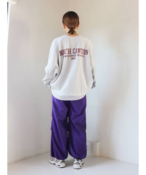 Ungrid(アングリッド)の「【WEB限定】ナイロンドロストパンツ(その他パンツ・レディース・チャコールグレー/パープル/ピンク/オレンジ/グリーン・FREE)」の19枚目の写真