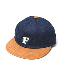 【THE FACTORY MADE】DENIM＆LEATHER CAP FM784-22A00