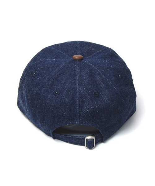 THE FACTORY MADE(ザ ファクトリー メイド)の「【THE FACTORY MADE】DENIM&LEATHER CAP FM784-22A00(キャップ・メンズ・ブラウン/キャメル・58cm)」の6枚目の写真