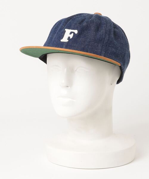 THE FACTORY MADE(ザ ファクトリー メイド)の「【THE FACTORY MADE】DENIM&LEATHER CAP FM784-22A00(キャップ・メンズ・ブラウン/キャメル・58cm)」の9枚目の写真