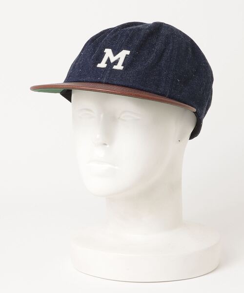 THE FACTORY MADE(ザ ファクトリー メイド)の「【THE FACTORY MADE】DENIM&LEATHER CAP FM784-22A00(キャップ・メンズ・ブラウン/キャメル・58cm)」の10枚目の写真