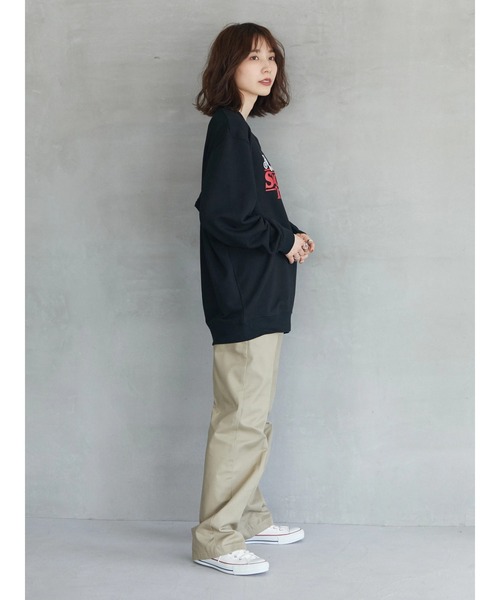 Green Parks(グリーンパークス)の「【UNISEX】■STRANGER THINGS Logo(スウェット・レディース・ブラック・FREE)」の6枚目の写真