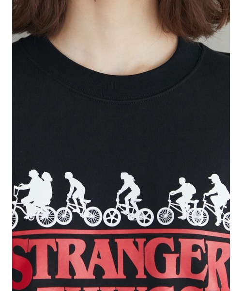Green Parks(グリーンパークス)の「【UNISEX】■STRANGER THINGS Logo(スウェット・レディース・ブラック・FREE)」の11枚目の写真