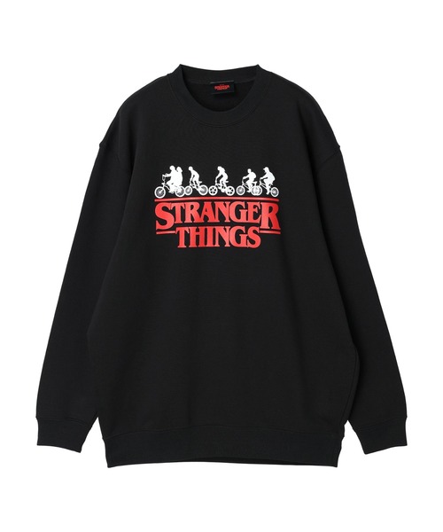 Green Parks(グリーンパークス)の「【UNISEX】■STRANGER THINGS Logo(スウェット・レディース・ブラック・FREE)」の14枚目の写真