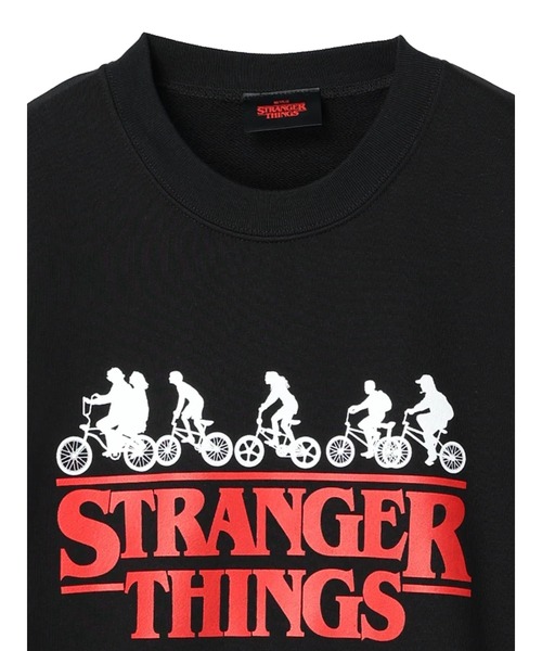 Green Parks(グリーンパークス)の「【UNISEX】■STRANGER THINGS Logo(スウェット・レディース・ブラック・FREE)」の16枚目の写真