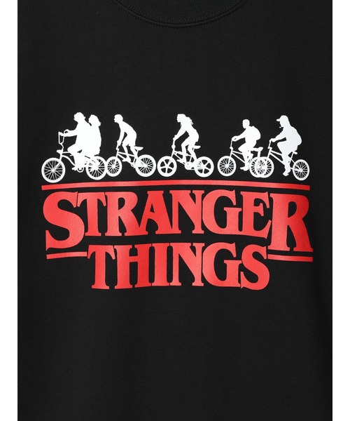 Green Parks(グリーンパークス)の「【UNISEX】■STRANGER THINGS Logo(スウェット・レディース・ブラック・FREE)」の19枚目の写真