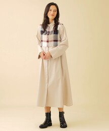 CB CRESTBRIDGE（シービークレストブリッジ）の「ベスト付きシャツワンピース（ワンピース・レディース）」