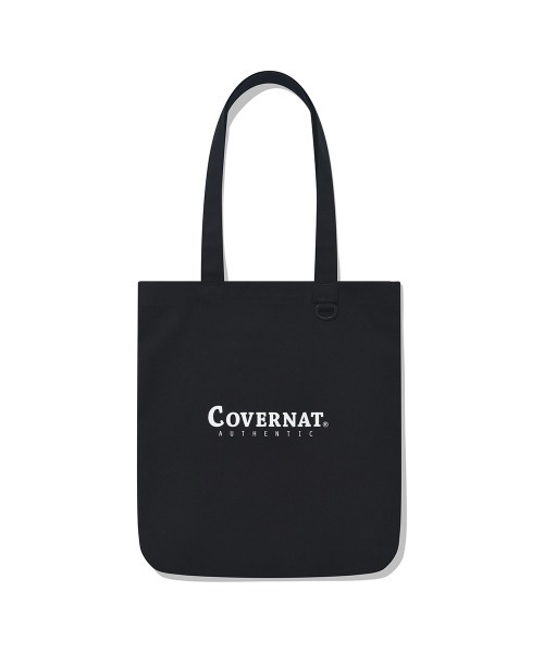 COVERNAT(カバーナット)の「【COVERNAT】NEW BASIC CANVAS BAG / カバーナット ニュー ベーシック キャンバス トートバッグ(トートバッグ・メンズ・ブラック/アイボリー・FREE)」の4枚目の写真